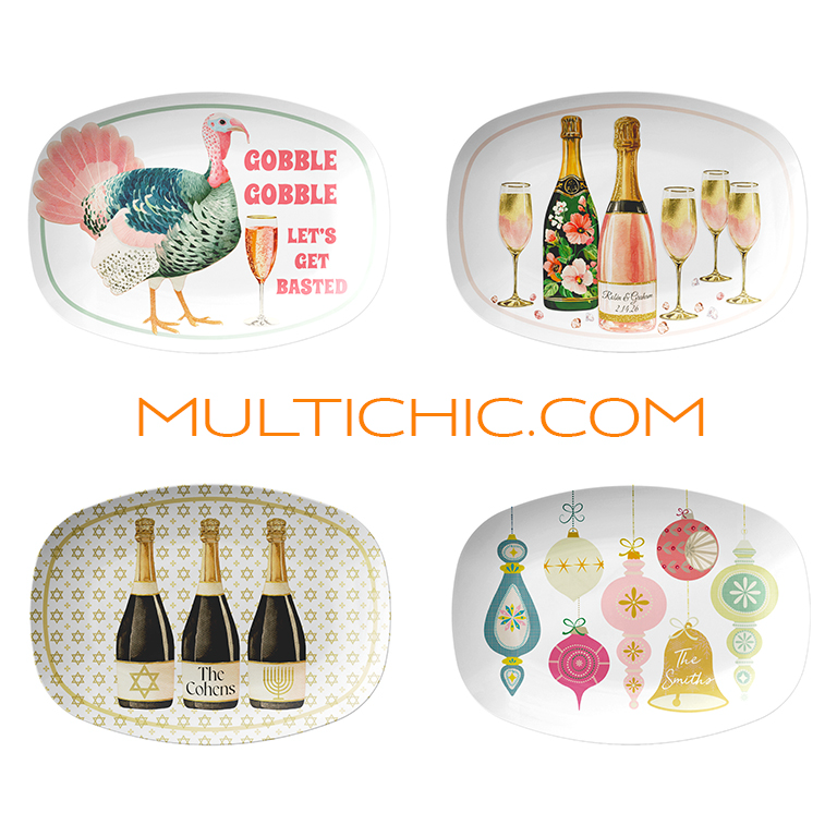 Multi Chic: Holiday gift ideas: personalized serving platters